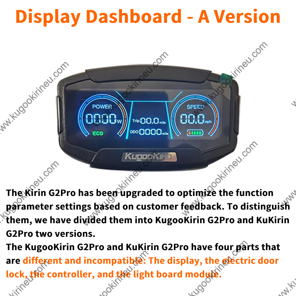 Reservdelar till KUGOOKIRIN G2 Pro | KUKIRIN G2 Pro Electric Scooter